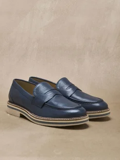 Mocassins cuir à aérosemelle®