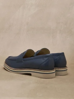 Mocassins cuir à aérosemelle®