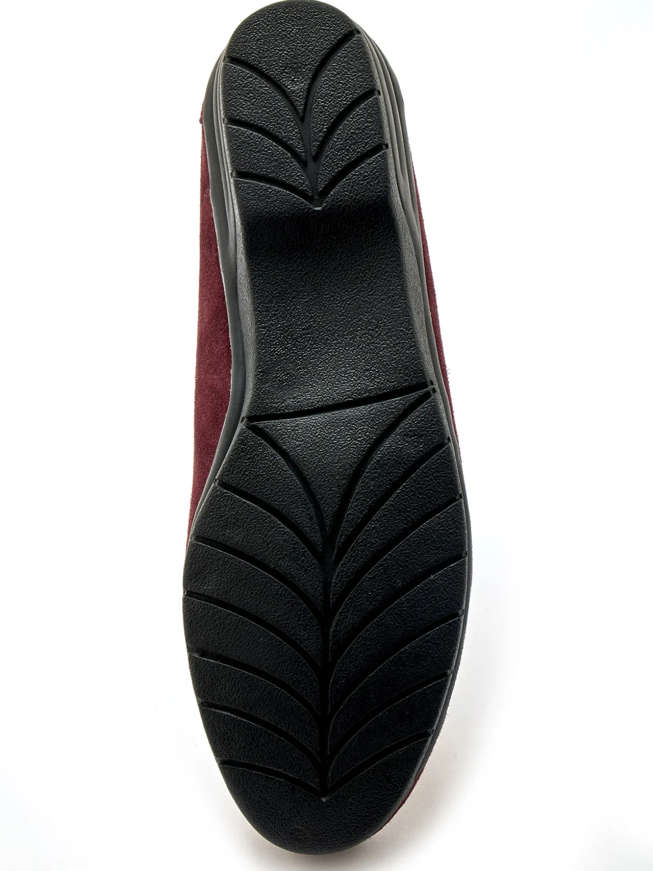 Mocassins cuir velours grande largeur