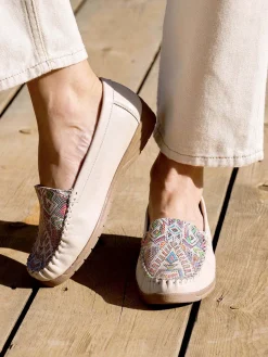 Mocassins ethniques largeur confort