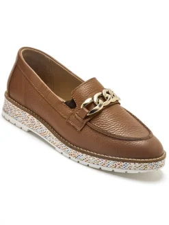 Mocassins élastiqués à bride fantaisie