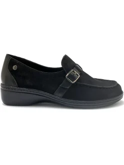 Mocassins élastiqués en cuir