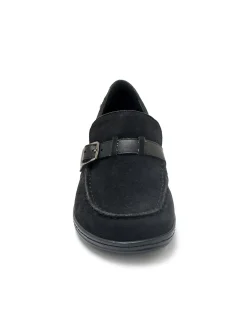 Mocassins élastiqués en cuir
