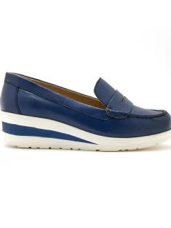 Mocassins plateau cousu main