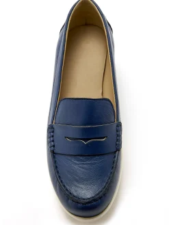 Mocassins plateau cousu main