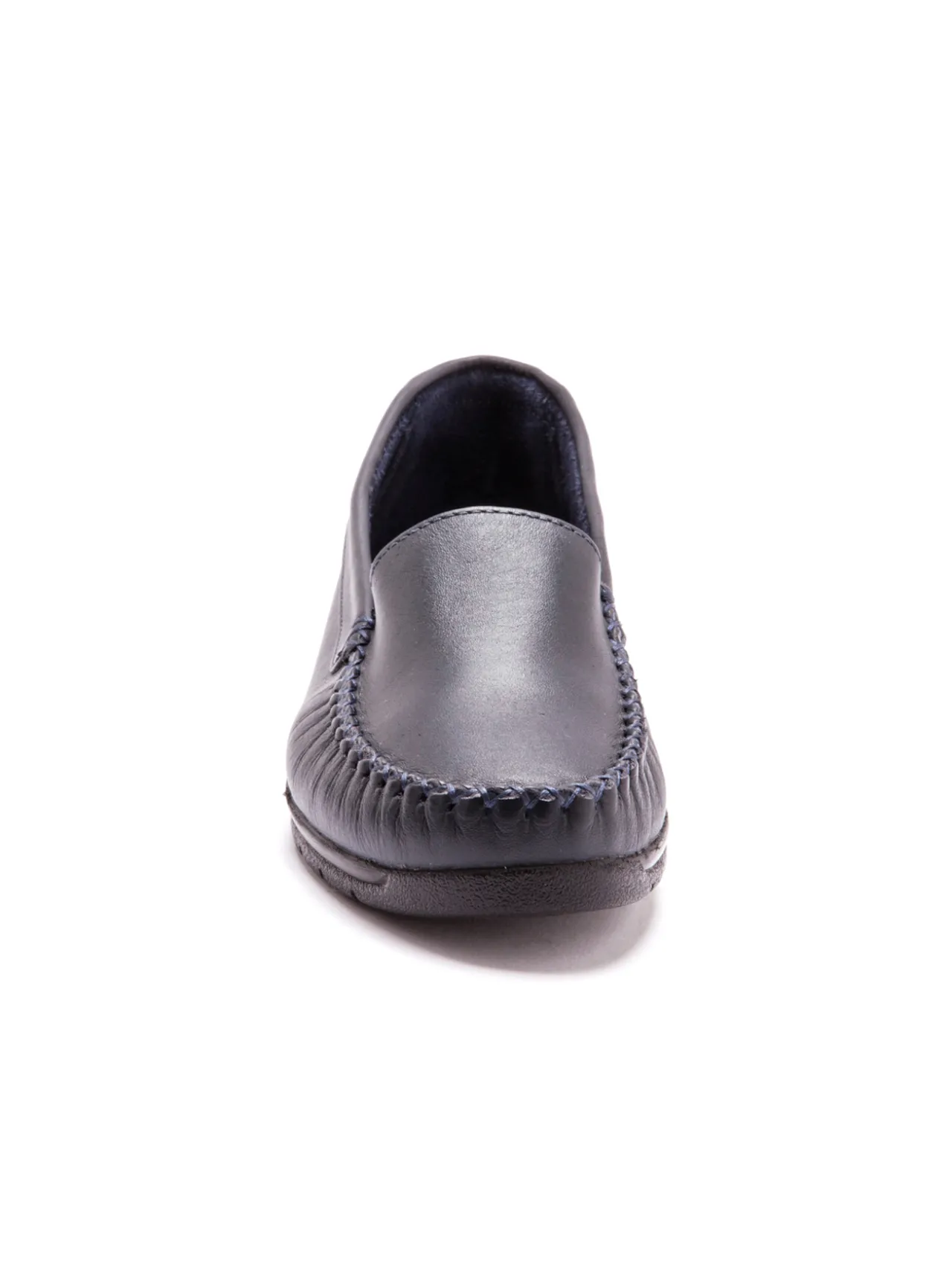 Mocassins plateau lisse largeur confort