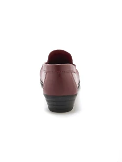 Mocassins plateau lisse largeur confort
