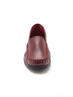 Mocassins plateau lisse largeur confort