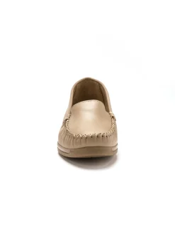 Mocassins plateau lisse largeur confort