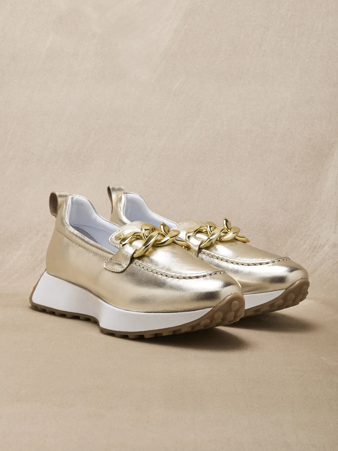 Mocassins tendance compensés