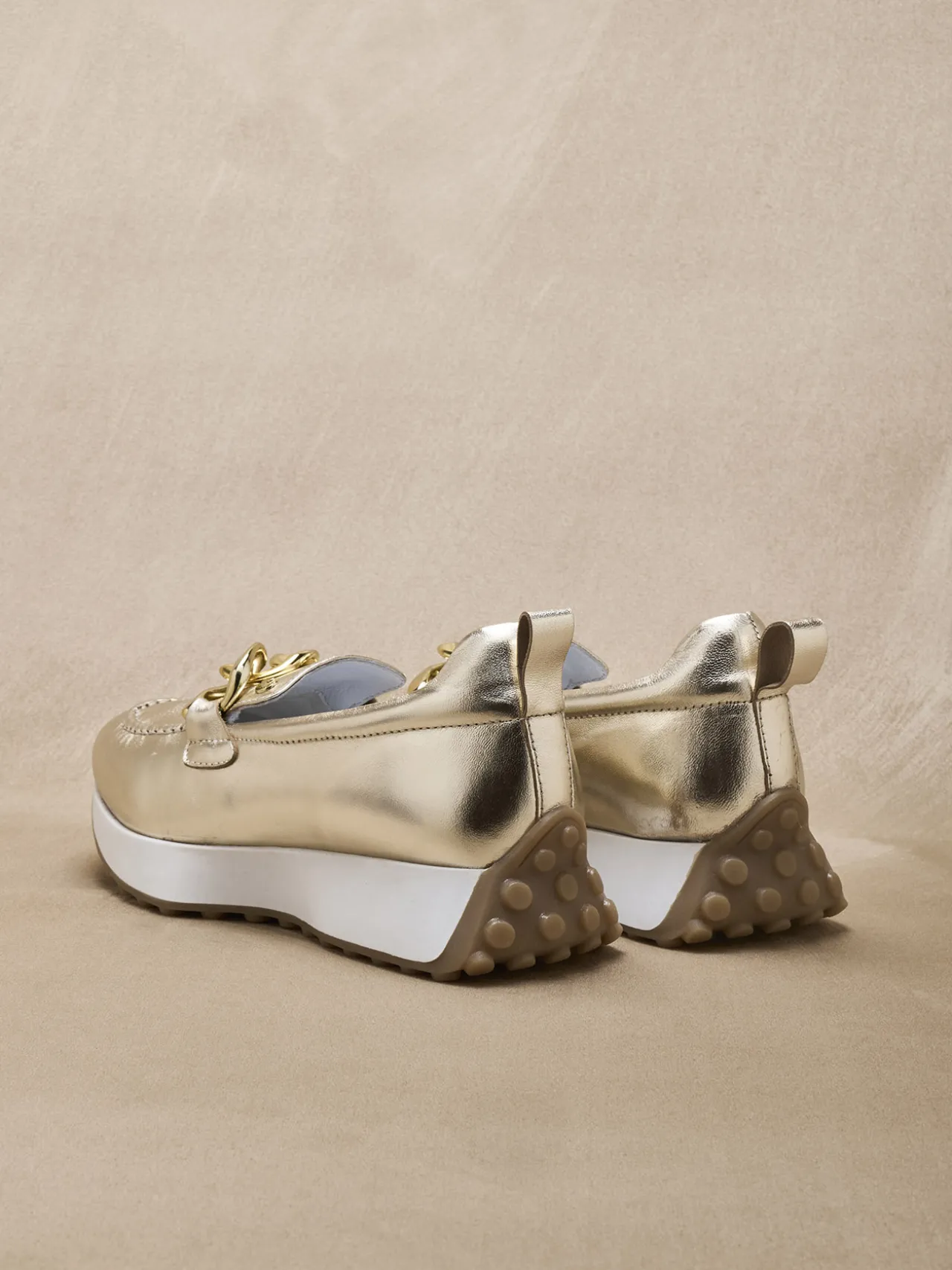 Mocassins tendance compensés