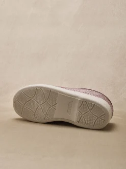 Mocassins textile intérieur éponge