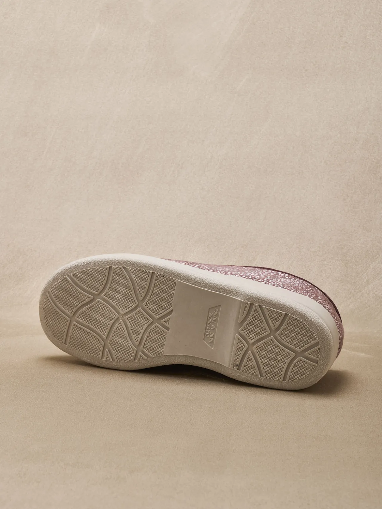 Mocassins textile intérieur éponge