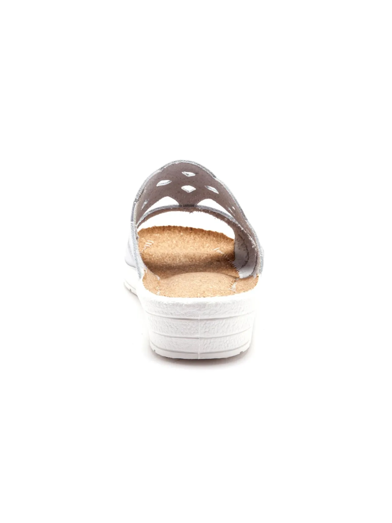 Mules à perforations fantaisie