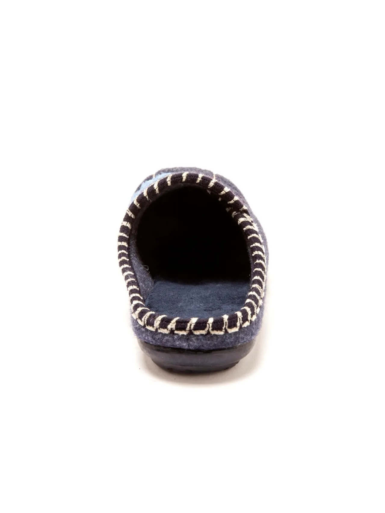 Mules brodées grande largeur