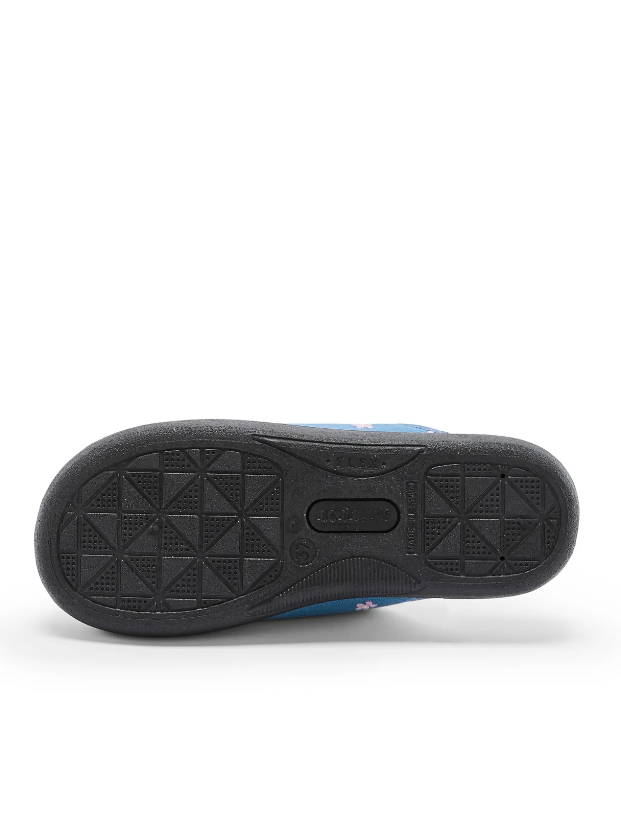 Mules brodées intérieur éponge