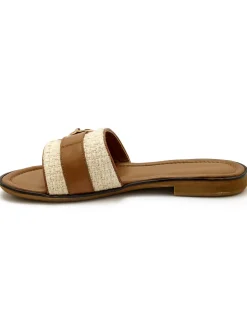 Mules chic en cuir à aérosemelle®