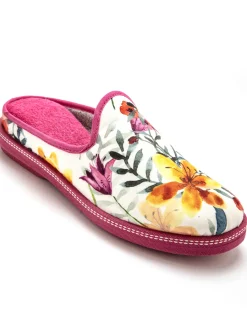 Mules coton et éponge