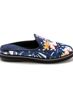 Mules coton et éponge