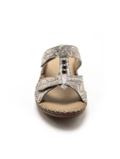 Mules cuir, ouverture totale