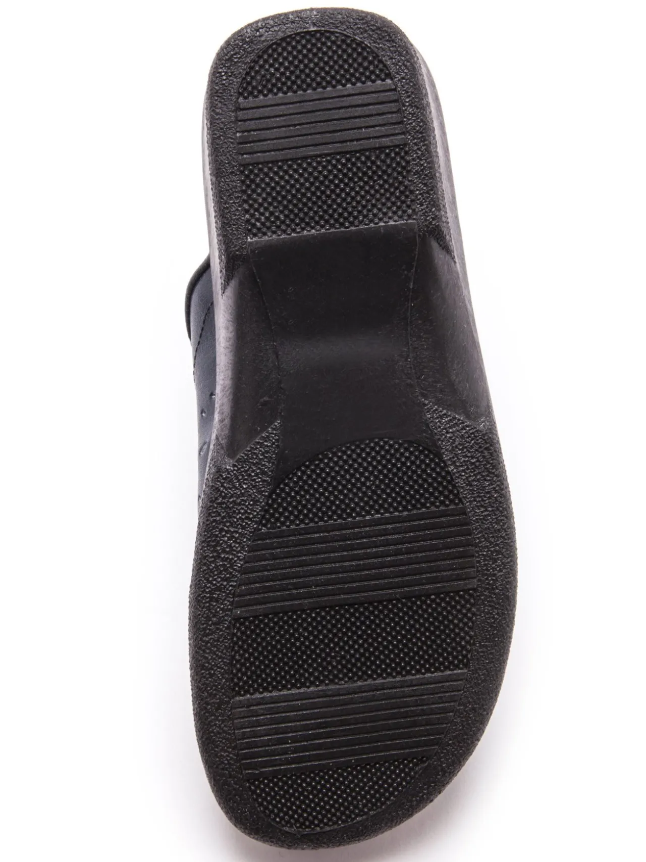 Mules en cuir à galbe anatomique