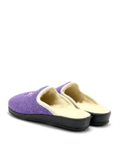 Mules entièrement fourrées laine