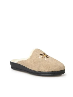 Mules entièrement fourrées laine