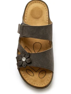 Mules fantaisie à patte scratch