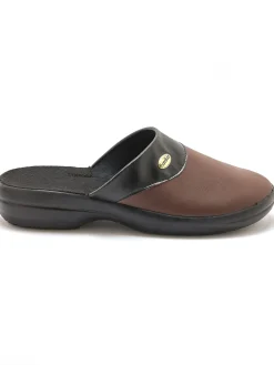 Mules mixtes cuir intérieur éponge