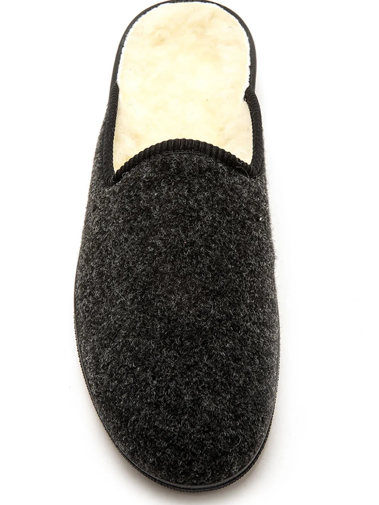 Mules mixtes fourrées laine majoritaire