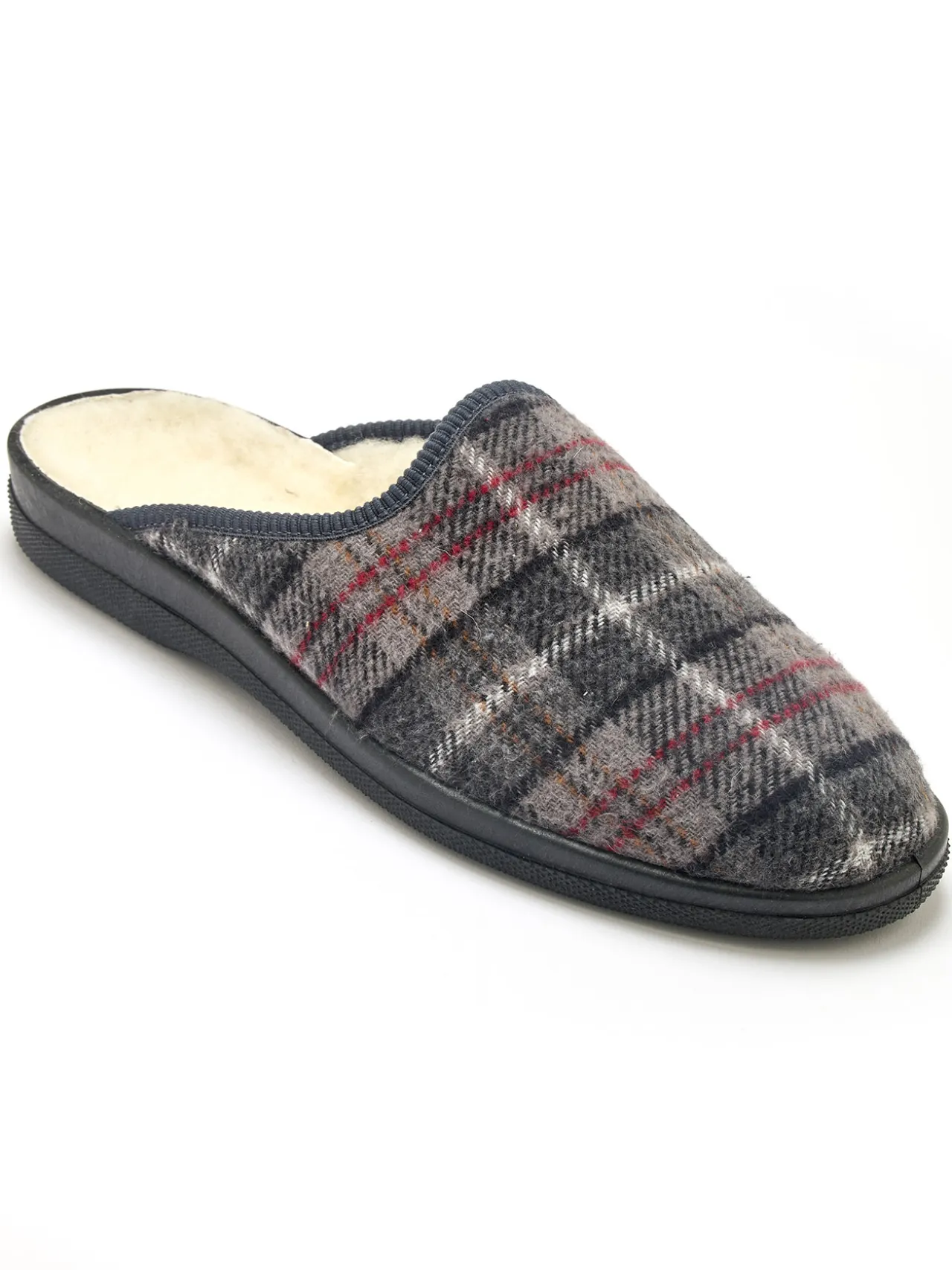 Mules mixtes fourrées laine majoritaire