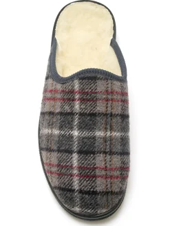 Mules mixtes fourrées laine majoritaire