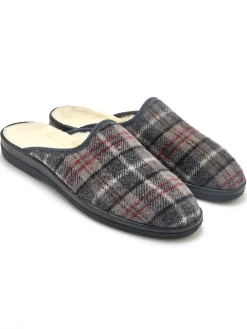 Mules mixtes fourrées laine majoritaire