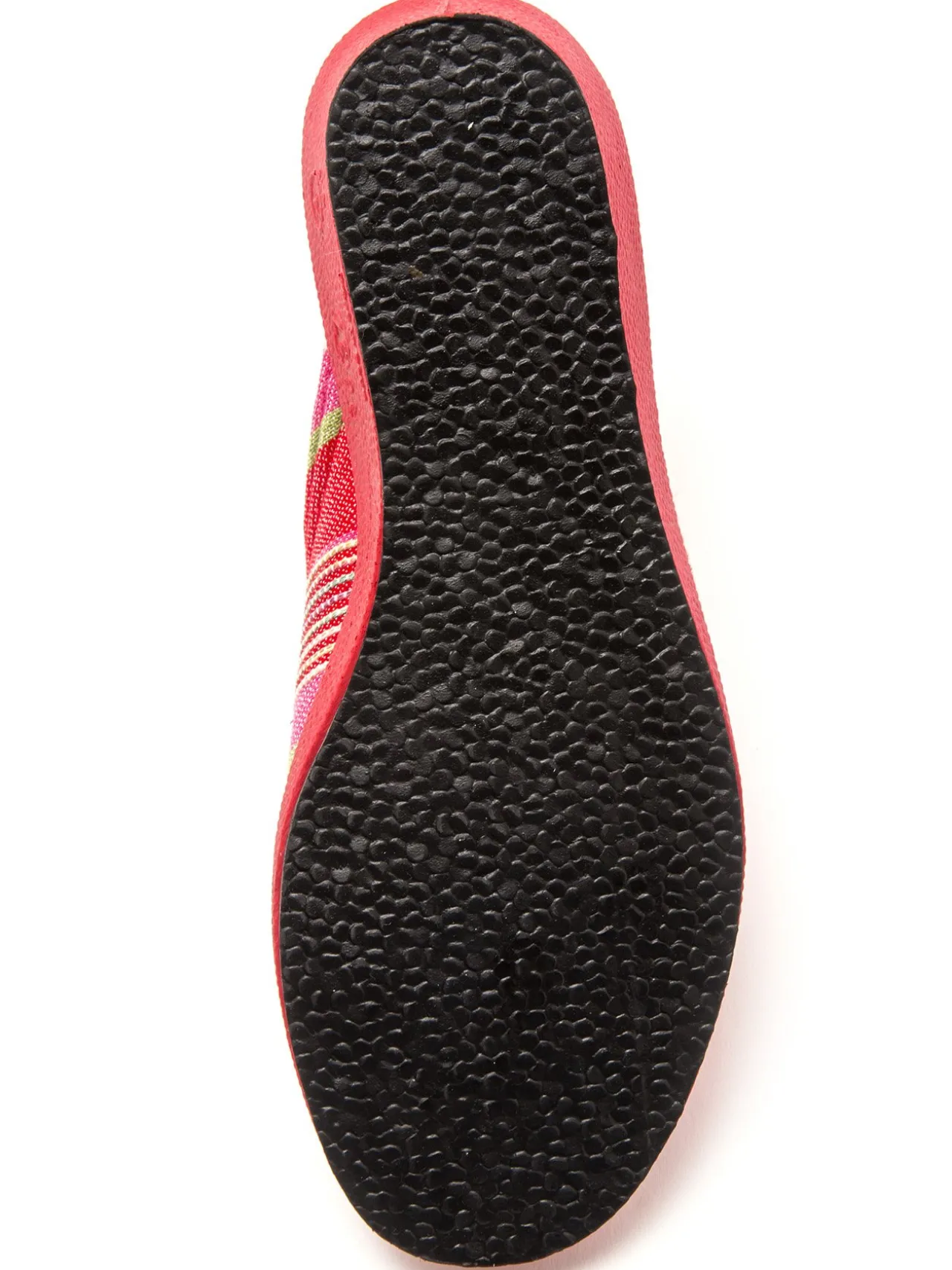 Mules rayées grande largeur