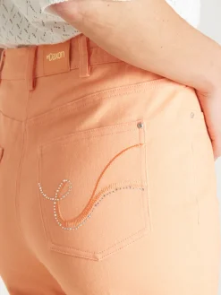 Pantacourt 5 poches coupe droite