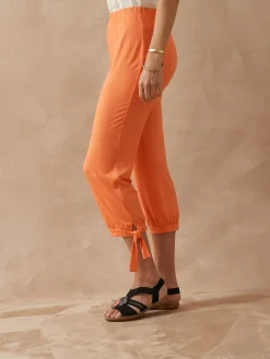 Pantacourt en maille style sarouel