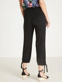 Pantacourt en maille style sarouel