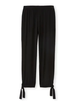 Pantacourt en maille style sarouel