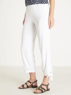 Pantacourt en maille style sarouel