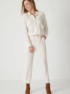 Pantacourt élastiqué dos