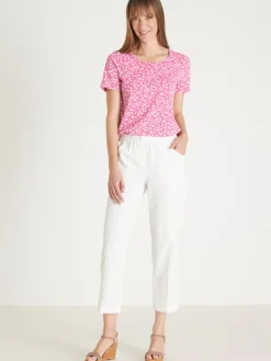 Pantacourt élastiqué entrejambe 60cm