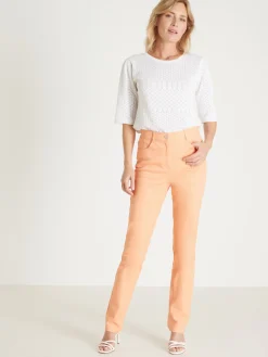 Pantalon 5 poches coupe droite