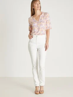 Pantalon 5 poches coupe droite