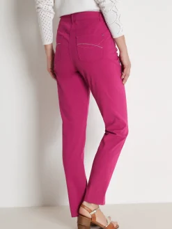 Pantalon 5 poches coupe droite