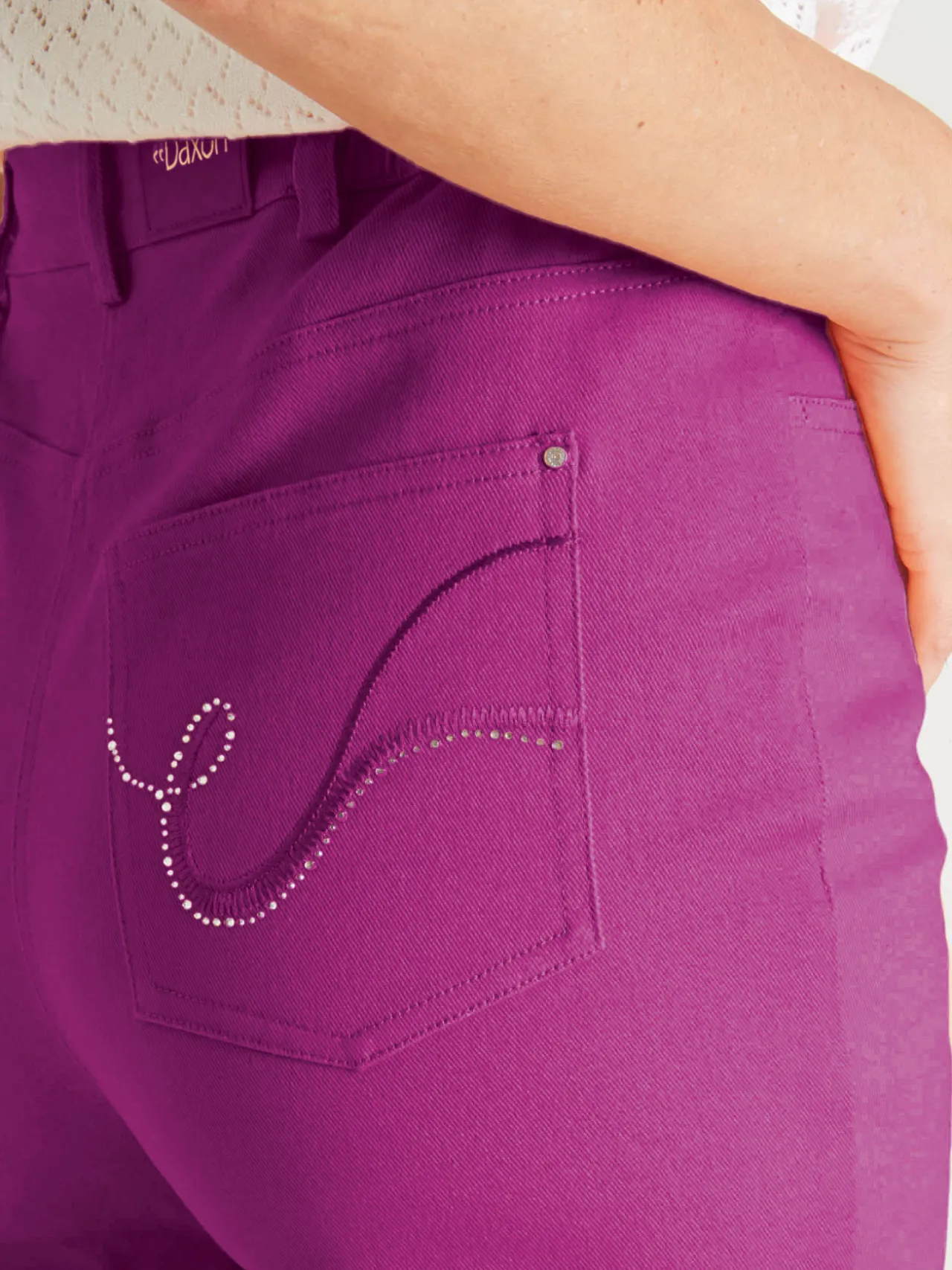 Pantalon 5 poches coupe droite