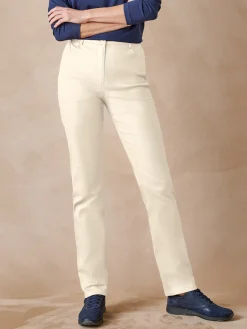 Pantalon 5 poches taille haute