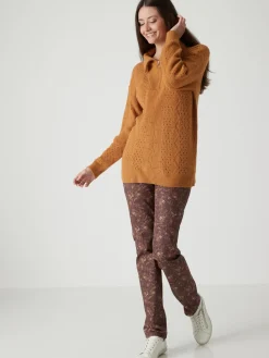 Pantalon 5 poches taille haute