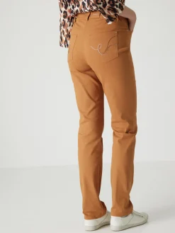 Pantalon 5 poches taille haute
