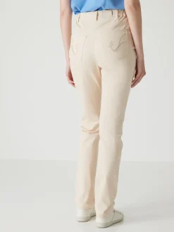 Pantalon 5 poches taille haute