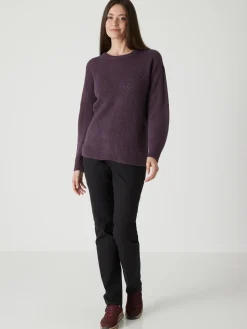 Pantalon 5 poches taille haute